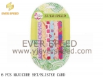 6PCS NAIL FILE SET